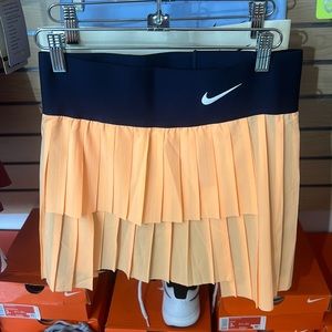 Nike skirt skort orange/navy new with tag